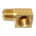 90�� x 1/4" x 1/8" Brass Male Elbows