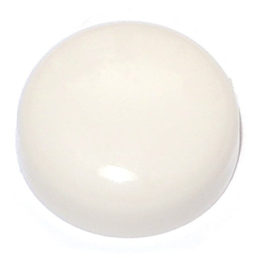 1/4" Cream Colored Nylon Plastic Hex Head Screw Covers