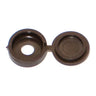 #4 to #6 Brown Nylon Plastic Screw Covers