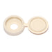 1/4" Beige Nylon Plastic Screw Covers