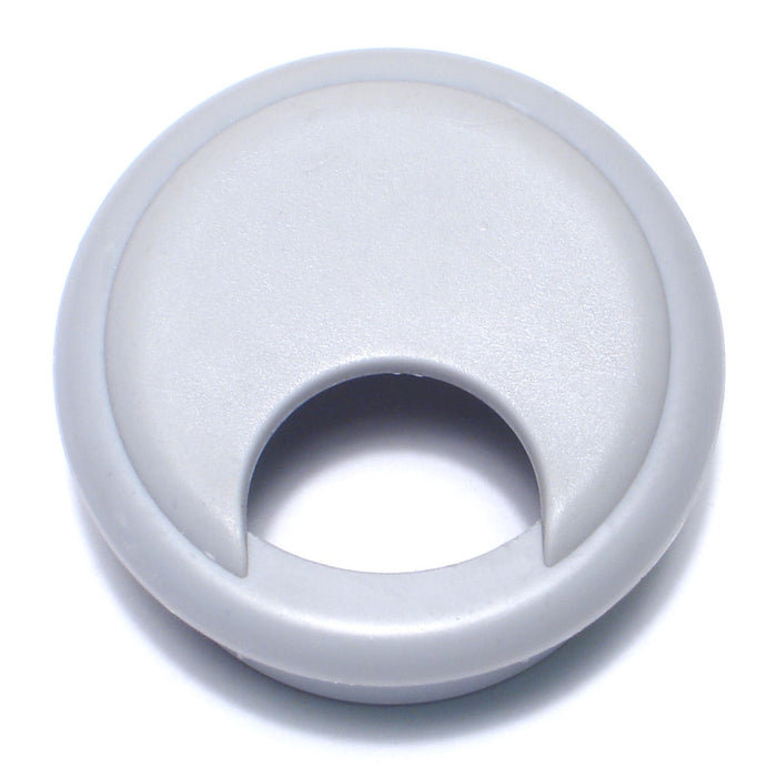 1-1/2" x 1.2" Gray Nylon Plastic Desk Grommets