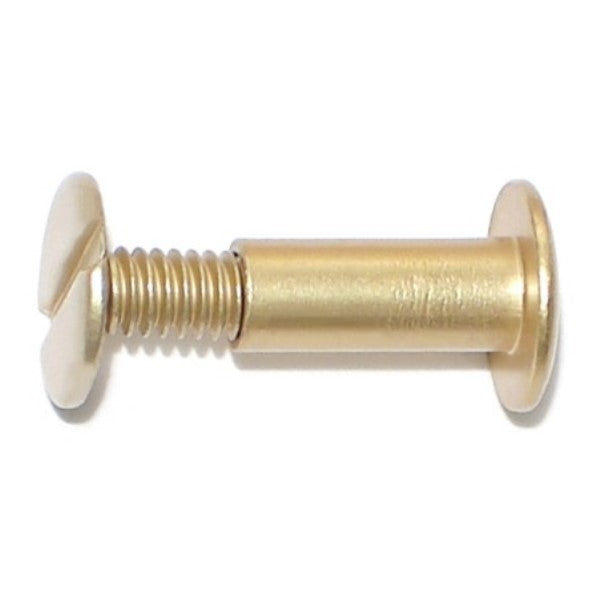 1/2" x 31/64" Brass Anodized Aluminum Screw Posts with Screws