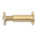 5/8" Brass Anodized Aluminum Screw Posts with Screws