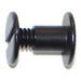 1/4" x 15/64" Black Anodized Aluminum Screw Posts with Screws