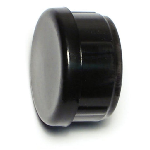 1" x 18 Gauge Round Black Plastic Furniture Tips