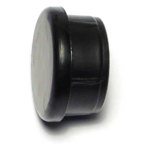 1" x 16 Gauge Round Black Plastic Furniture Tips