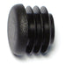 3/4" Black Plastic Round Cap Plugs