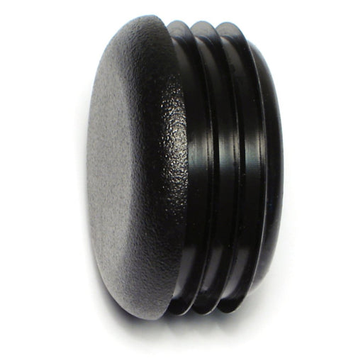 1-3/4" Black Plastic Round Cap Plugs