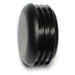 1-3/4" Black Plastic Round Cap Plugs