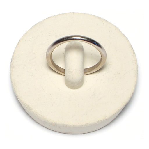 1-5/8" x 0.4" White Rubber Stoppers