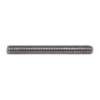 #8-32 x 1-5/8" Zinc Plated Grade 2 Steel Coarse Thread Threaded Rods