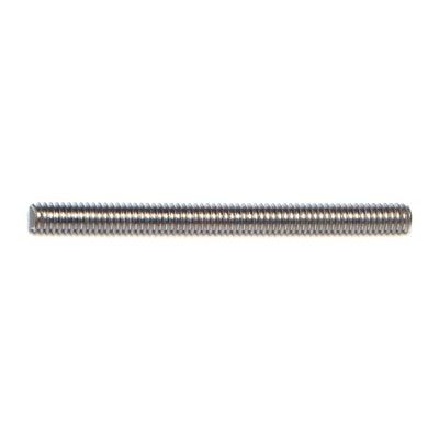 #8-32 x 2" Zinc Plated Grade 2 Steel Coarse Thread Threaded Rods