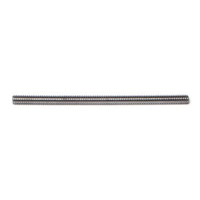 #8-32 x 3" Zinc Plated Grade 2 Steel Coarse Thread Threaded Rods