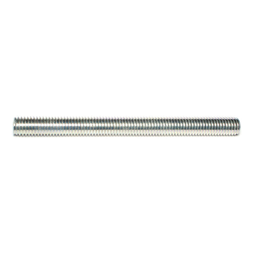 1/2"-13 x 6" Zinc Plated Grade 2 Steel Coarse Thread Threaded Rods