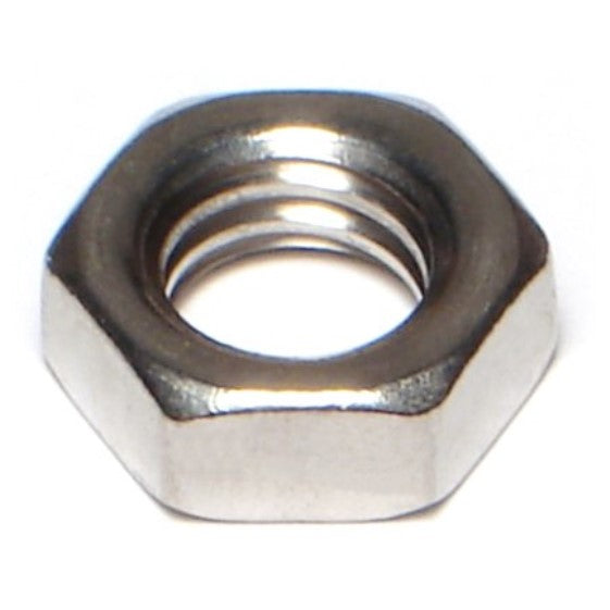 3/8"-16 x 5/8" 18-8 Stainless Steel Coarse Thread Jam Nuts