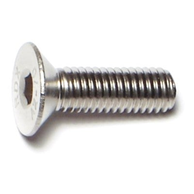 5mm-0.8 x 16mm A2 Stainless Steel Coarse Thread Flat Head Hex Socket Cap Screws