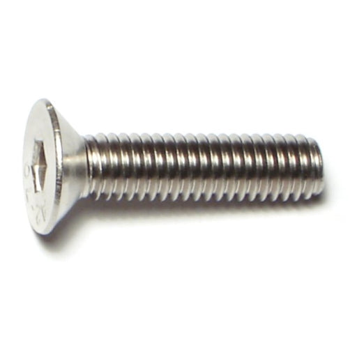 6mm-1.0 x 25mm A2 Stainless Steel Coarse Thread Flat Head Hex Socket Cap Screws