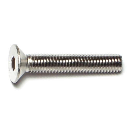 6mm-1.0 x 35mm A2 Stainless Steel Coarse Thread Flat Head Hex Socket Cap Screws