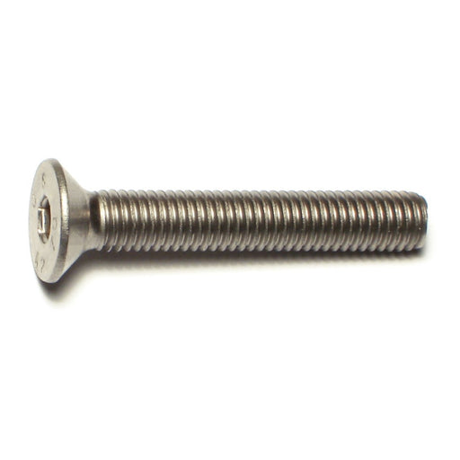 8mm-1.25 x 50mm A2 Stainless Steel Coarse Thread Flat Head Hex Socket Cap Screws