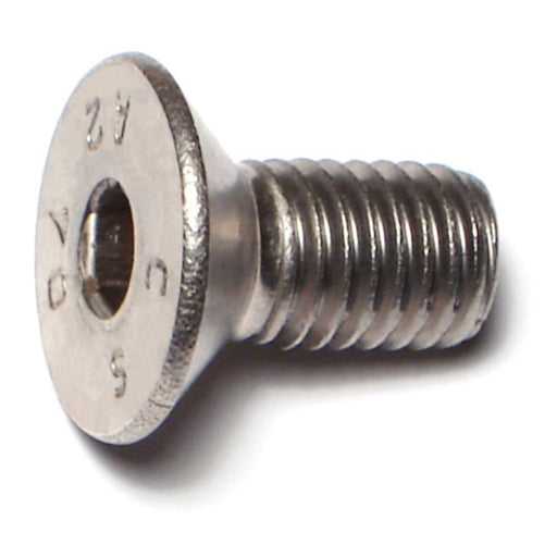10mm-1.5 x 20mm A2 Stainless Steel Coarse Thread Flat Head Hex Socket Cap Screws