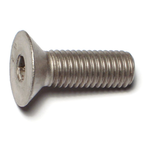 10mm-1.5 x 30mm A2 Stainless Steel Coarse Thread Flat Head Hex Socket Cap Screws