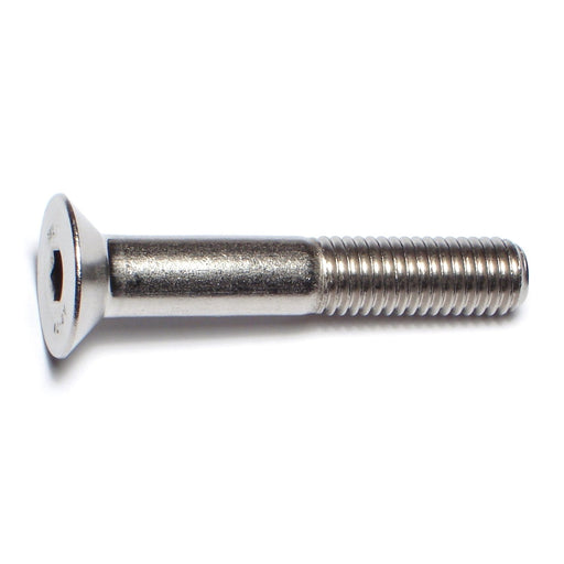 10mm-1.5 x 60mm A2 Stainless Steel Coarse Thread Flat Head Hex Socket Cap Screws