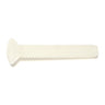 #10-24 x 1-1/4" Nylon Plastic Coarse Thread Slotted Oval Head Machine Screws