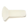 1/4"-20 x 3/4" Nylon Plastic Coarse Thread Slotted Oval Head Machine Screws