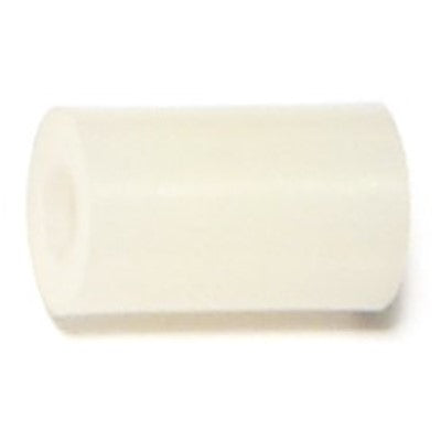 #8-32 x 1/2" x 5/16" Nylon Plastic Coarse Threaded Spacers