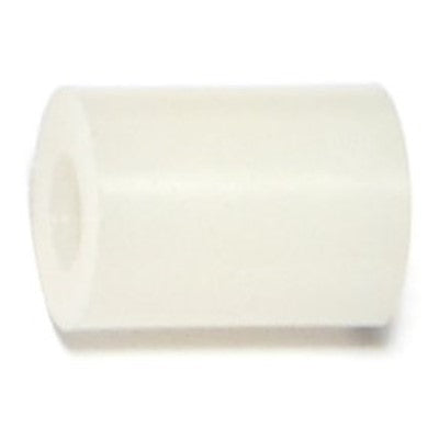 #10-32 x 1/2" x 3/8" Nylon Plastic Fine Threaded Spacers