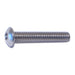 #8-32 x 1" 18-8 Stainless Steel Coarse Thread Security Star Drive Button Head Machine Screws