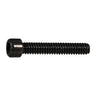 #0-80 x 3/8" Plain Steel Fine Thread Miniature Socket Cap Screws