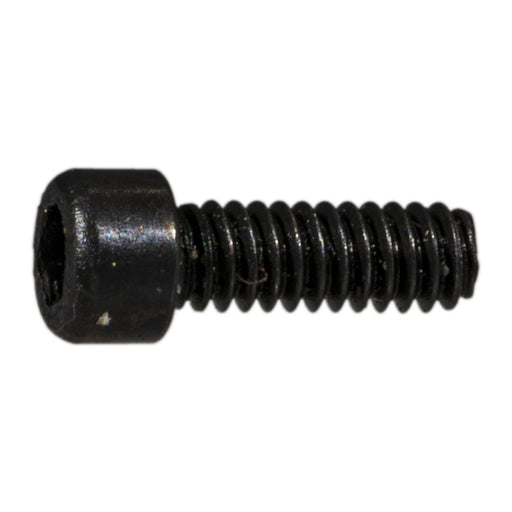 #3-48 x 3/16" Plain Steel Coarse Thread Miniature Socket Cap Screws