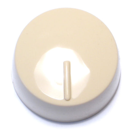 Ivory Colored Plastic Push-On Push-Off Dimmer Knobs