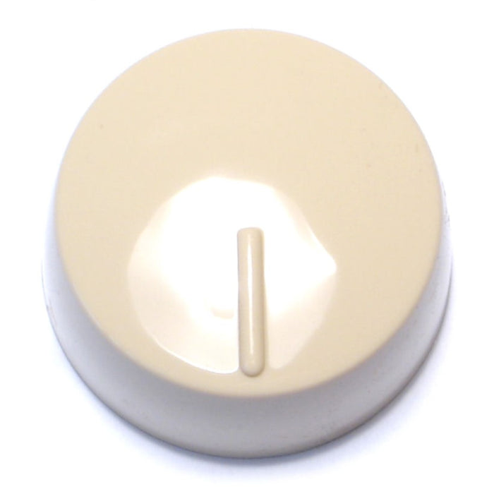 Ivory Colored Plastic Push-On Push-Off Dimmer Knobs