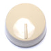 Ivory Colored Plastic Push-On Push-Off Dimmer Knobs