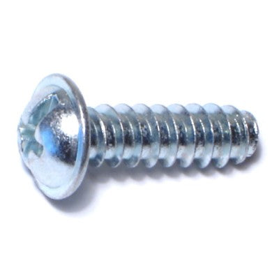 #12 x 3/4" Zinc Plated Steel Combo Round Head Knob Screws