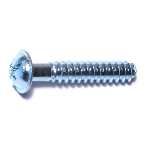 #12 x 1-1/4" Zinc Plated Steel Combo Round Head Knob Screws