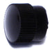 #6-32 x 1/2" Black Plastic Coarse Thread Steel Knobs