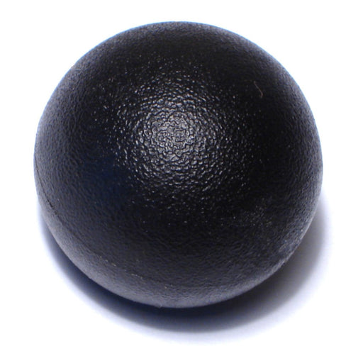 6mm-1.0 x 30mm Black Plastic Coarse Thread Ball Knobs