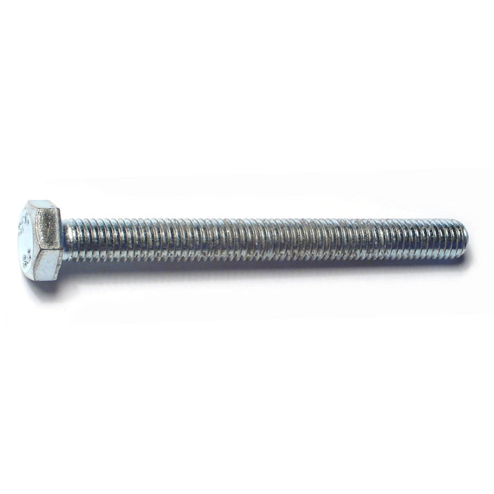 8mm-1.25 x 80mm Zinc Plated Class 8.8 Steel Coarse Full Thread Hex Bolts