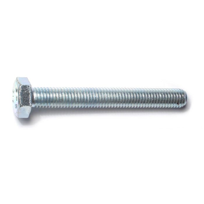 10mm-1.5 x 80mm Zinc Plated Class 8.8 Steel Coarse Full Thread Hex Bolts