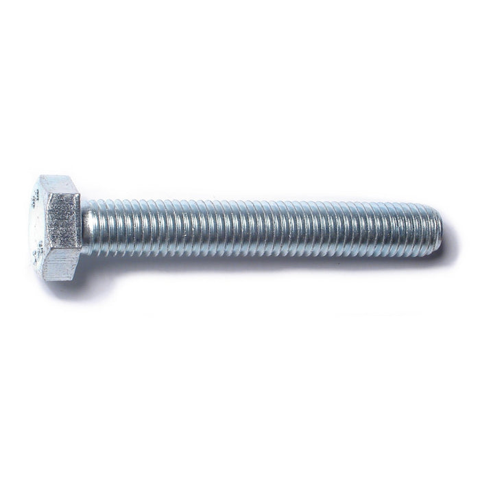 12mm-1.75 x 80mm Zinc Plated Class 8.8 Steel Coarse Full Thread Hex Bolts