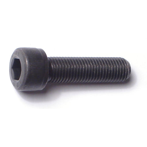 8mm-1.0 x 30mm Black Oxide Class 12.9 Steel Fine Thread Knurled Head Hex Socket Cap Screws