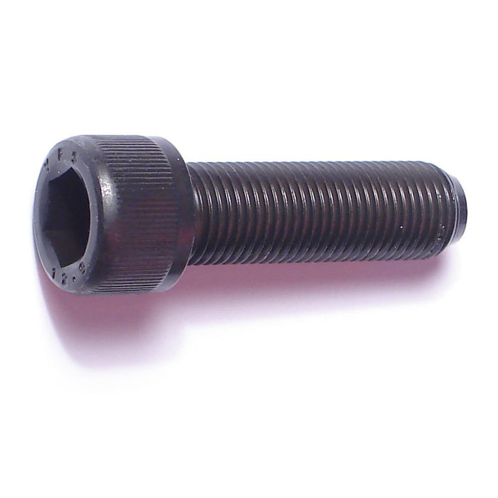 12mm-1.25 x 40mm Black Oxide Class 12.9 Steel Extra Fine Thread Knurled Head Hex Socket Cap Screws