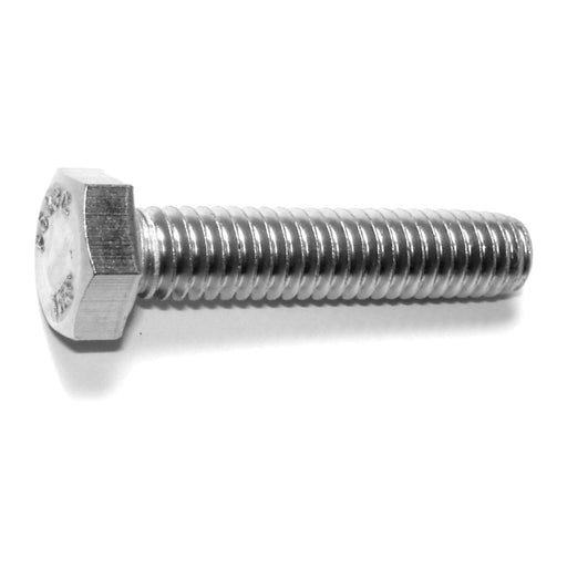 5/16"-18 x 1-1/2" 18-8 Stainless Steel Coarse Full Thread Hex Head Tap Bolts