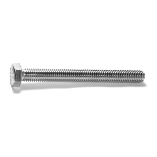 1/2"-13 x 5" 18-8 Stainless Steel Coarse Full Thread Hex Head Tap Bolts