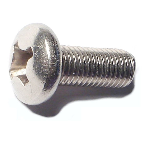 5/16"-24 x 3/4" 18-8 Stainless Steel Fine Thread Phillips Pan Head Machine Screws