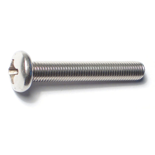 5/16"-24 x 2" 18-8 Stainless Steel Fine Thread Phillips Pan Head Machine Screws
