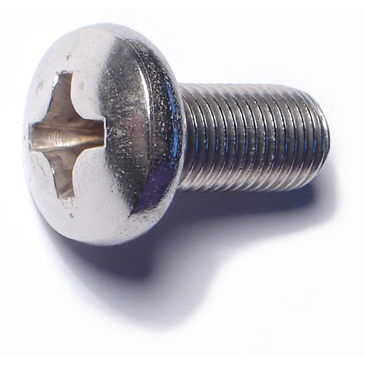 3/8"-24 x 3/4" 18-8 Stainless Steel Fine Thread Phillips Pan Head Machine Screws